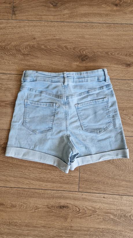 Rifľové šortky, h&m,146