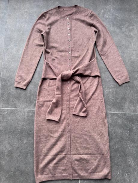 Zara - dlhé pletené šaty, zara,m