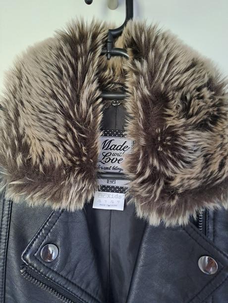 Bundička kožená dievčenská, f&f,128