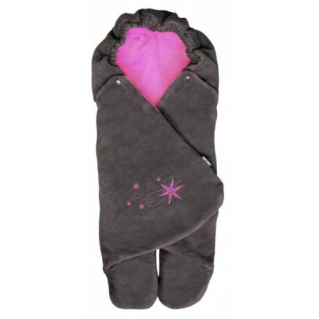 Zavinovačka zoe - antracit/fuchsia, 