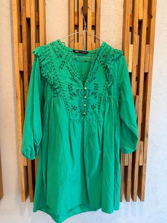 Zelene saty zara xs, zara,xs