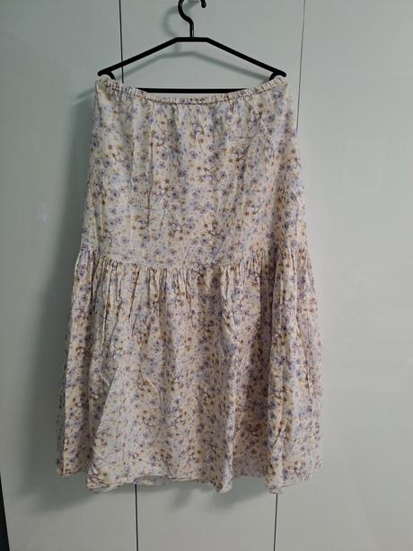 H&m ľanová sukňa, h&m,l