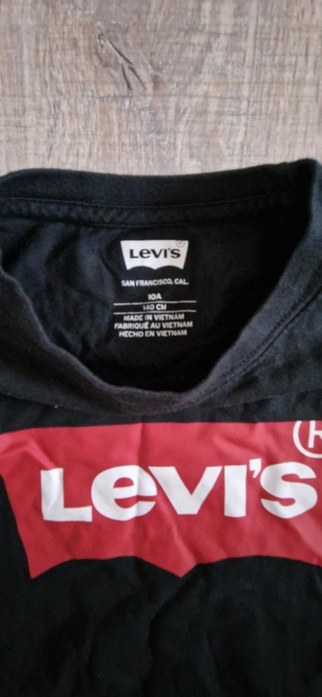 Tričko s dlhým rukávom levis, levis,140