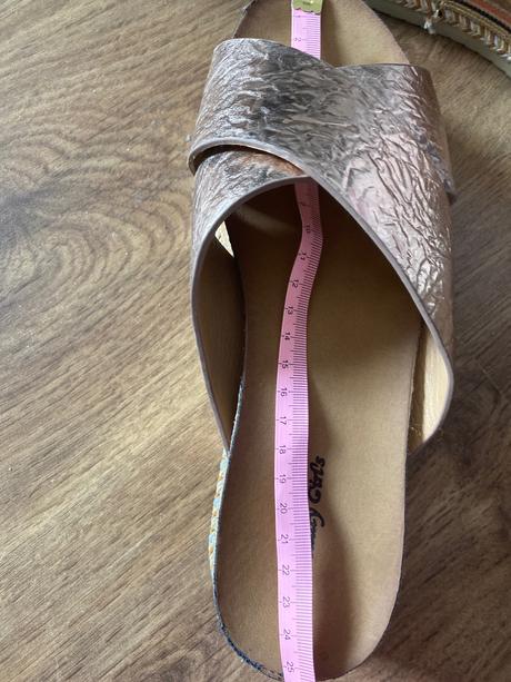 Metalické šľapky, 40