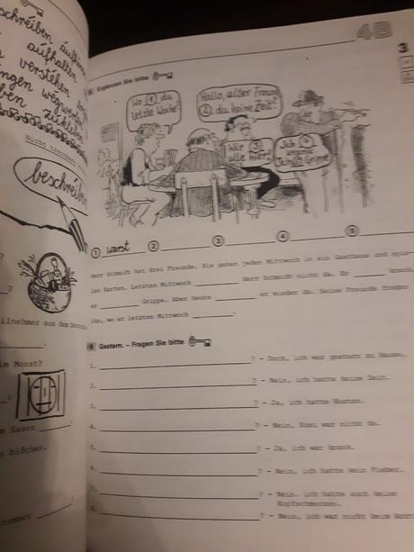 Učebnice nemčiny a jogurtová kuchárka, 