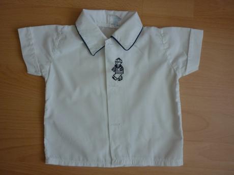 Košielka s výšivkou pre malého námorníka, c&a,68