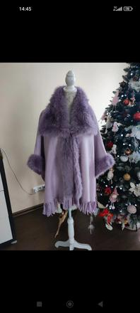 Dámske kožuškove pončo, 