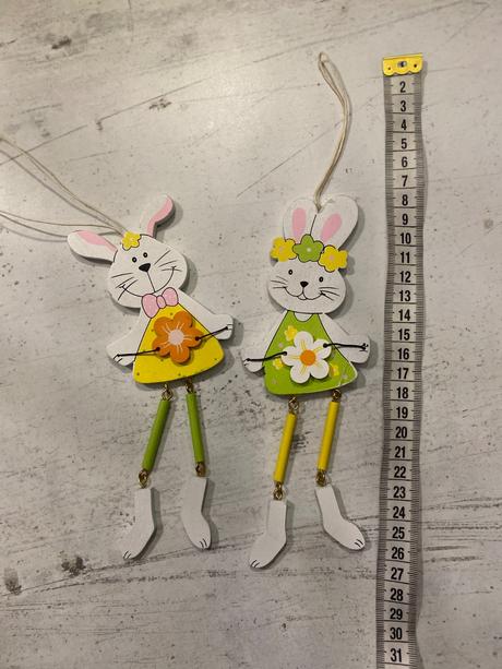 Závesné zajačiky veľká noc, 