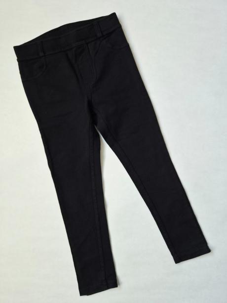 Čierne elastické nohavice (jeggings/legíny), dopodopo,110