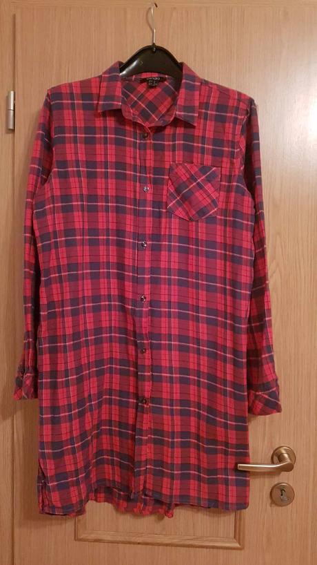 Dámska károvaná predĺžená košeľa v. 42, esmara,42