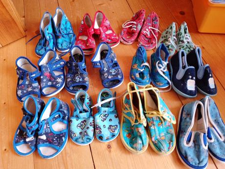 Papucky rôzne veľkosti od 19-25, rak,20