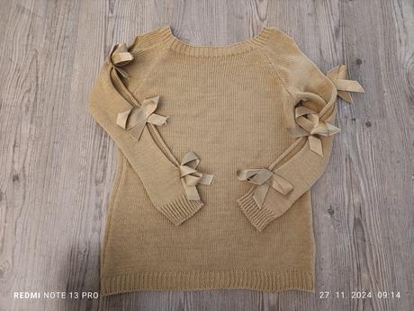 Sveter hnedy, s