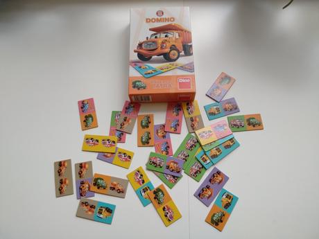 Detská spoločenská hra dino domino tatra,
