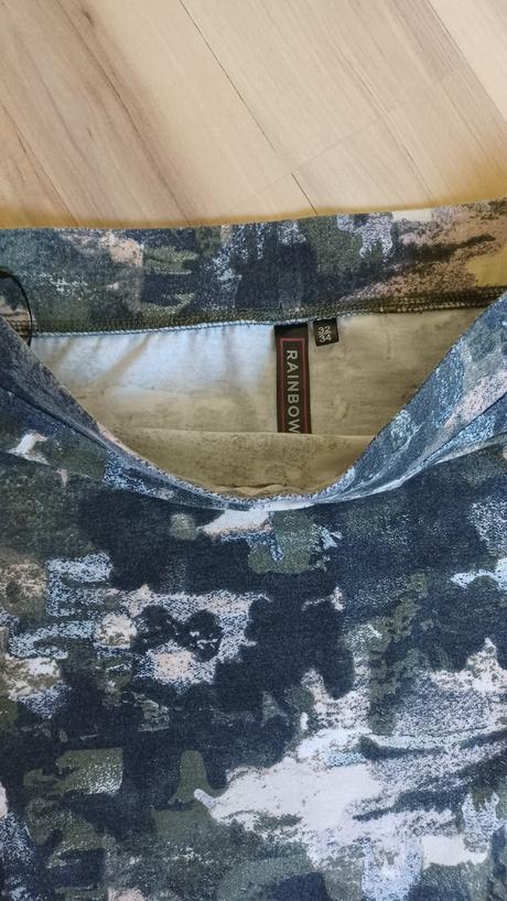 Vzorovaná mini sukňa, bonprix,34