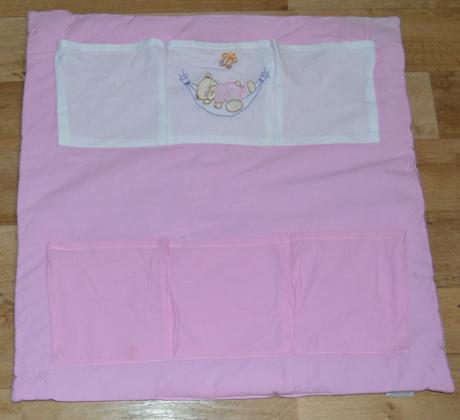 Vreckár na postieľku - hojdačka ružová, šírka (cm): 60,dĺžka (cm): 60