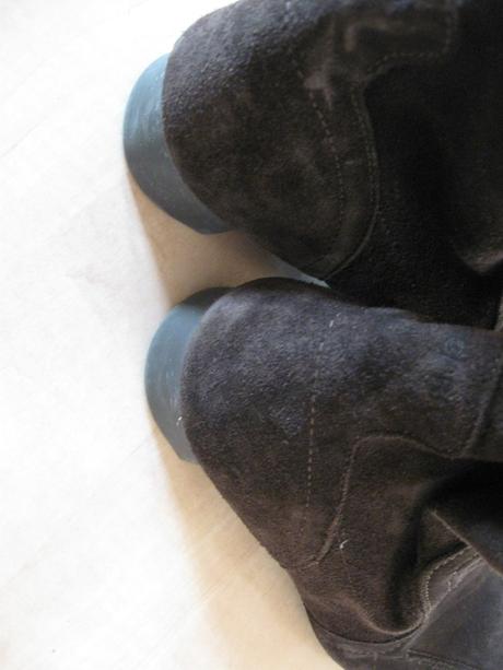 Tmavohnedé čižmičky vhodné na jeseň/jar, esprit,40