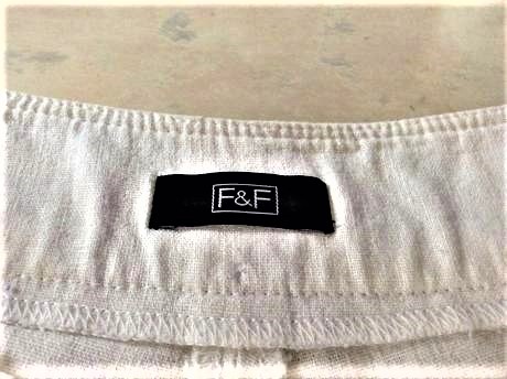Ľanové šortky, f&f,38