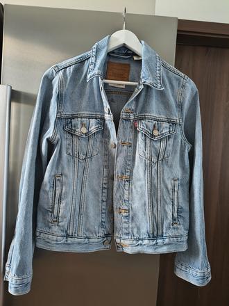 Levis svetlo modrá riflová bunda s-m, levis,m