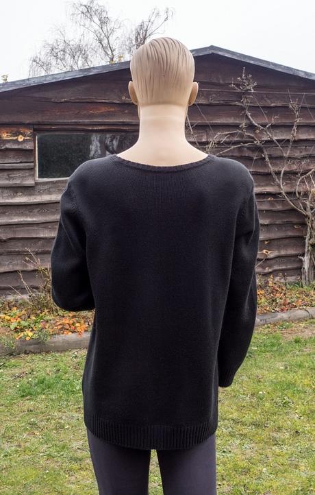 Olsen čierny bavlnený pulóver, 44