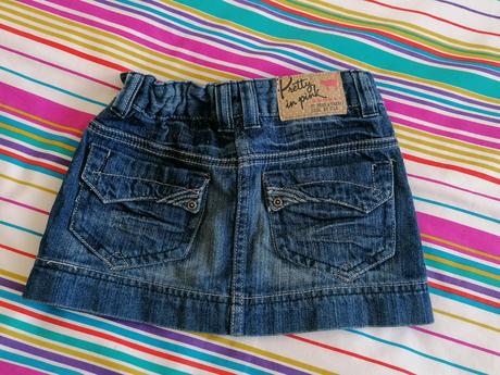 Riflová suknička, c&a,122