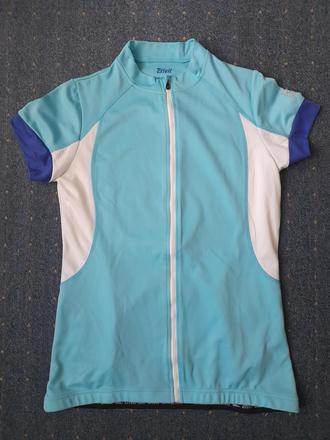 Modré cyklistické tričko/ športové tričko, crivit,m