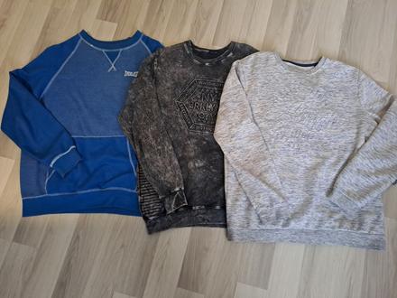 3x pánska mikina l, l