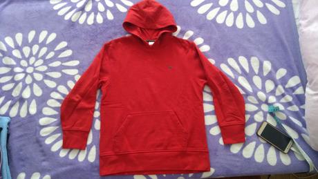 Červená mikina, c&a,s