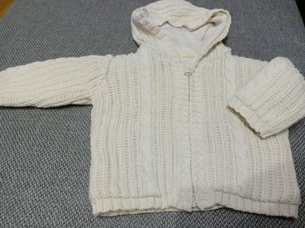 Svetrík teplý 6-9mes., cherokee,68