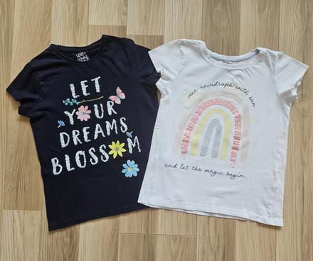 Tričká 2ks, f&f,128