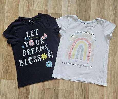 Tričká 2ks, f&f,128