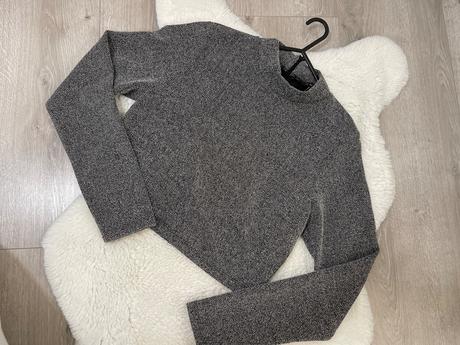 Crop top s dlhým rukavom, amisu,m