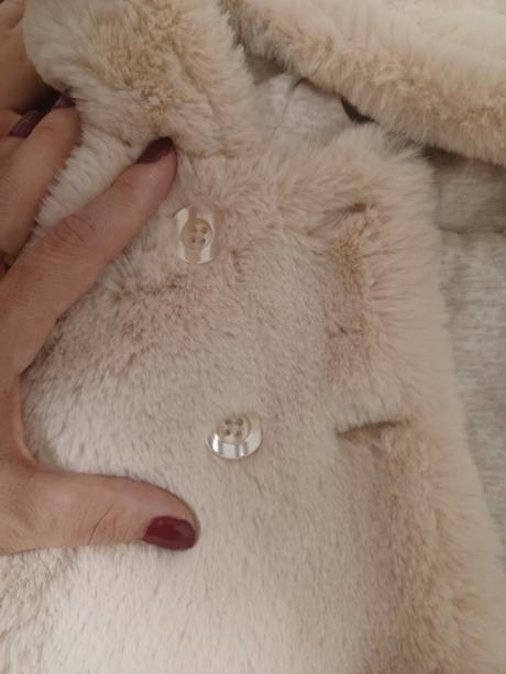 Zimný kožuštek-kabátik 62/68, f&f,62