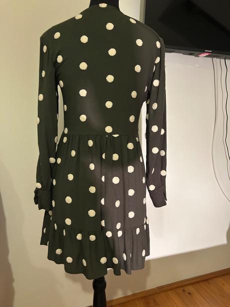 Šaty bodkované zara, zara,xs