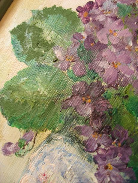 Vôňa fialiek - olejomaľba r. bollová,