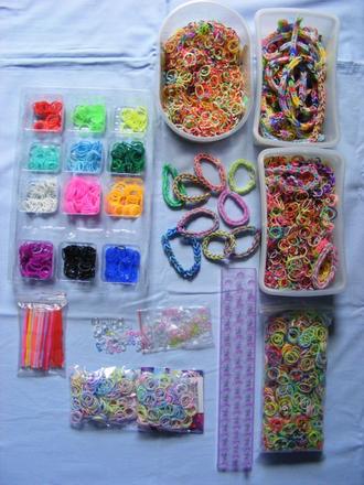 Gumičky na výrobu náramkov, 