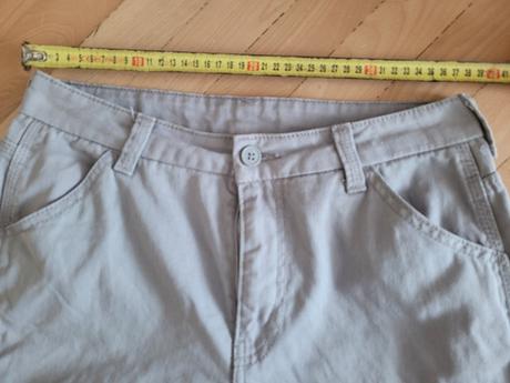 Sivé široké riflové kapsáče, h&m,m