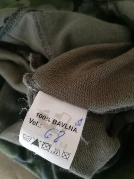 Slovenka teplaciky veľkosť 68, slovenka,68