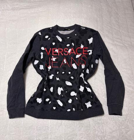 Tmavošedá mikina zn. versace jeans originál, versace,m