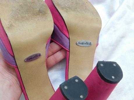 Velmi pekne kozene šlapky/sandalky, 38