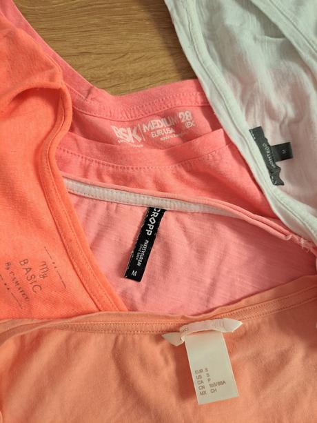 Balíček tričiek, bershka,s