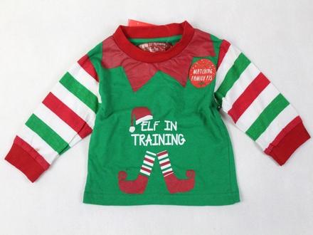 Chlapčenské vianočné tričko next 6-9 mes. a, 74