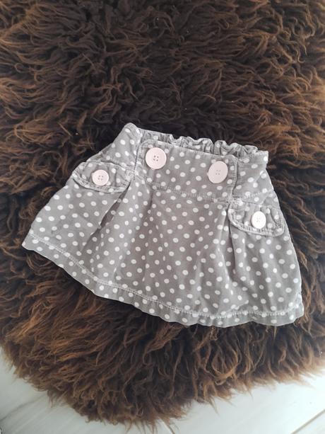 Detská menčestrova sukňa next, next,86