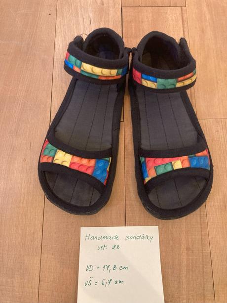 Handmade barefoot sandalky, vel. 28, 28