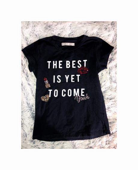 Tričko s nápisom, s