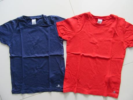 Trička - cena spolu, decathlon,134