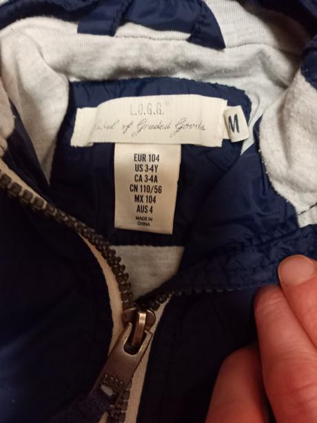 Tenká bunda veľ. 104, 104