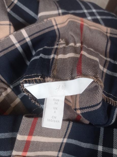 Karovana midi sukňa h&m, h&m,xs