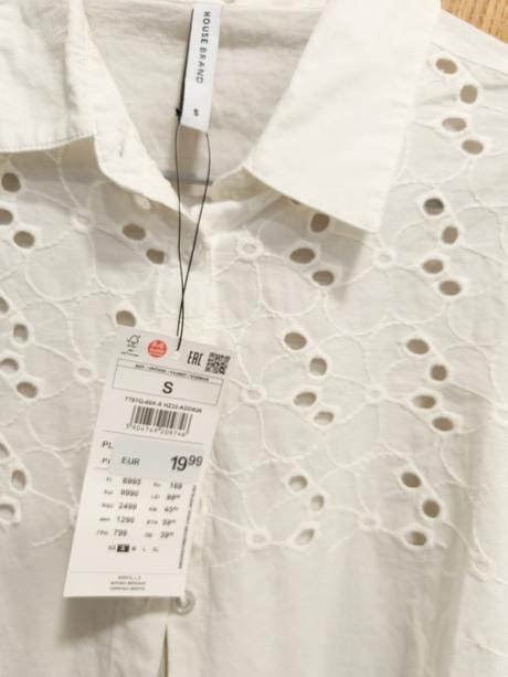 Bavlnená blúzka s výšivkou, house,s