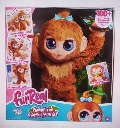 Interaktívna opička furreal peanut, 