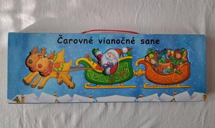 Leporelo "čarovné vianočné sane ", 